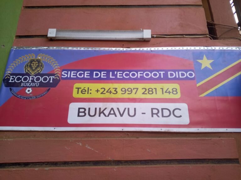 L’ÉCOFOOT DIDO BUKAVU INAUGURE SON NOUVEAU SIÈGE MODERNE CE 12/09/2026 A BUKAVU.